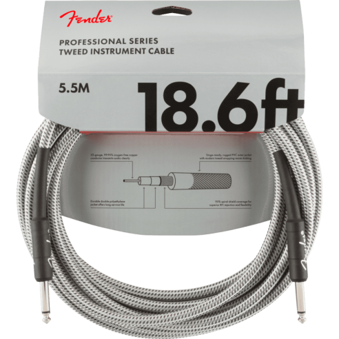 FENDER CABLE PRO 18.6' WHITE TWEED