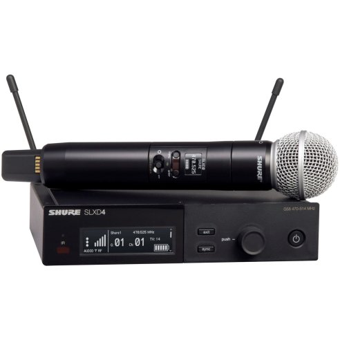 SHURE SLXD24E/SM58 RADIO MANO J53************