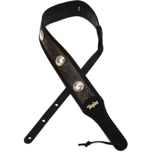 TAYLOR STRAP GRAND PACIFIC BLACK LEATHER 3"