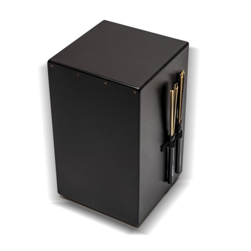 FACUS CAJON BASIC BK + BRUSHES BAMBOO