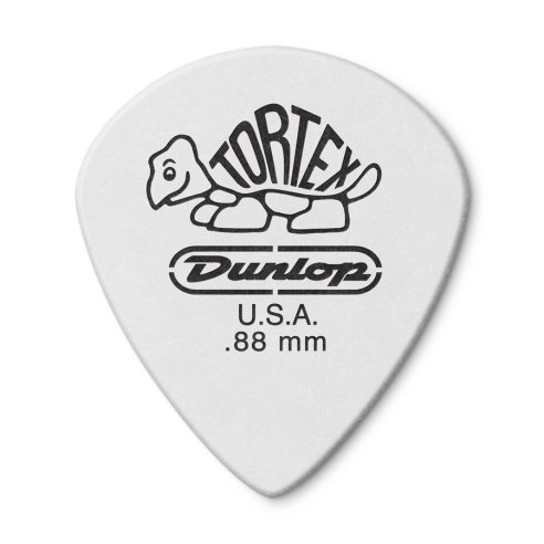 Dunlop 478R.88 TORTEX WHITE JAZZ III, .88MM