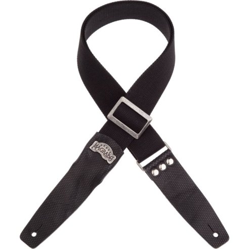 MAGRABO' STRIPE SC COTTON NERO 5CM TERMINALI TWINKLE NERO FIBBIA RECTA ARGENTO
