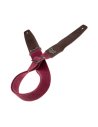 MAGRABO' STRIPE SC COTTON WASHED BORDEAUX 5CM TERMINALI TWINKLE GRIGIO