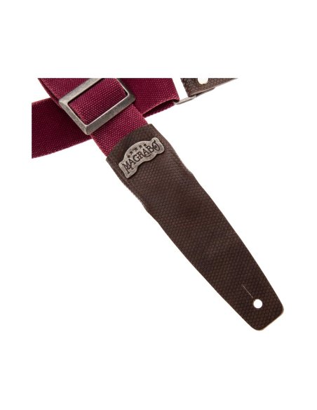 MAGRABO' STRIPE SC COTTON WASHED BORDEAUX 5CM TERMINALI TWINKLE GRIGIO