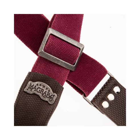 MAGRABO' STRIPE SC COTTON WASHED BORDEAUX 5CM TERMINALI TWINKLE GRIGIO