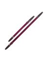 MAGRABO' STRIPE SC COTTON WASHED BORDEAUX 5CM TERMINALI TWINKLE GRIGIO