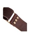 MAGRABO' STRIPE SC COTTON WASHED MARRONE 5CM TERMINALI TWINKLE MARRONE SCURO