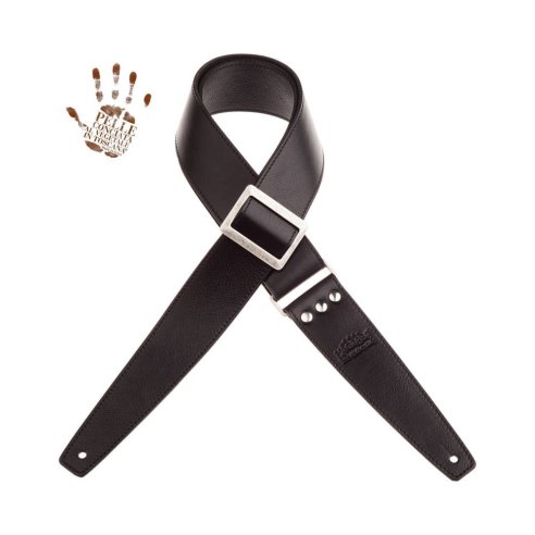 MAGRABO' STRIPE SS CORE NERO FIBBIA RECTA ARGENTO 6CM.
