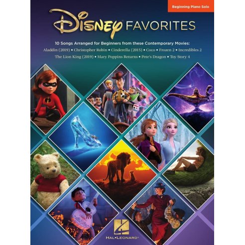 DISNEY FAVORITES - BEGINNING PIANO SOLO