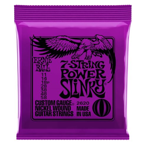 ERNIE BALL 2620 7P SET SL NKL 11-58
