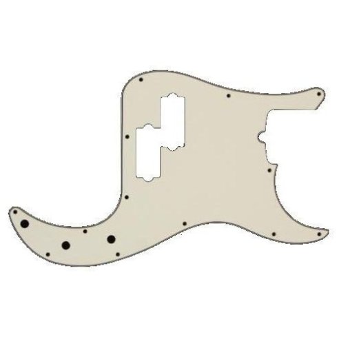 FENDER PICKGUARD PRECISION BASS PARCHMENT