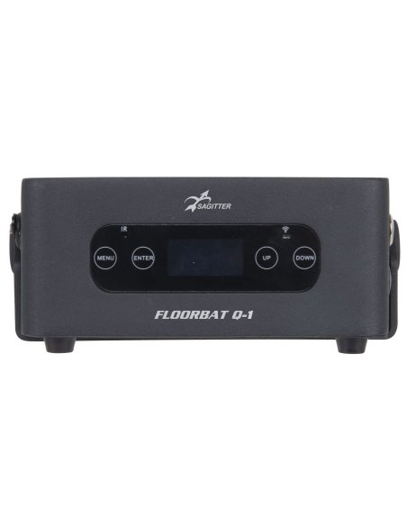 SAGITTER FLBATQ1 BATTERY LED FLOORBAT 1X15 LED RGBW/FC IR