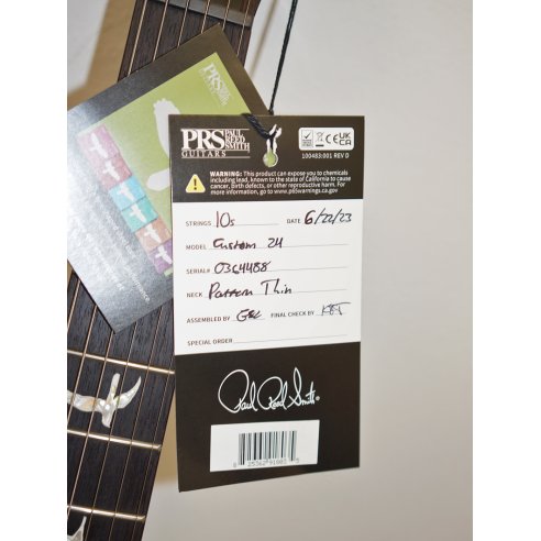 PRS CUSTOM 24 THIN ORANGE TIGER