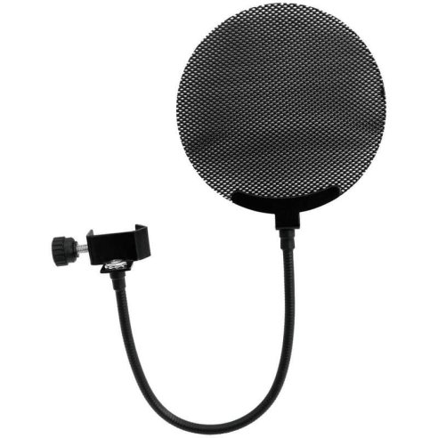 OMNITRONIC MIC POP FILTER METAL BLACK