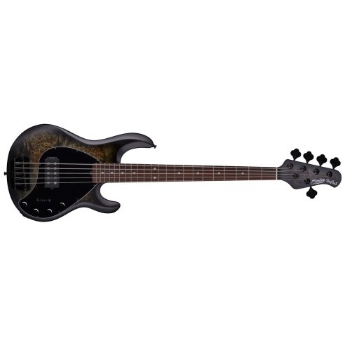 STERLING BY MUSIC MAN STINGRAY 35 TRANS BLACK SATIN