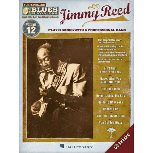 AAVV BLUES PLAY ALONG VOL 12 JIMMY REED +CD