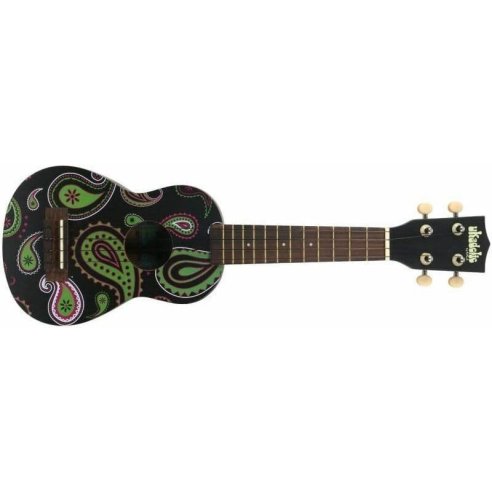 KALA UKULELE SOPRANO BLACK PAISLEY