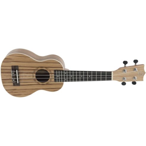 DIMAVERY UK-400 UKULELE SOPRANO ZEBRAWOOD