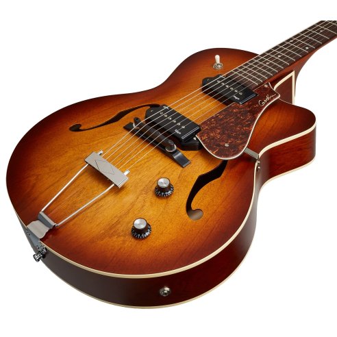 GODIN 5TH AVENUE CUTAWAY KINGPIN II COGNAC BURST