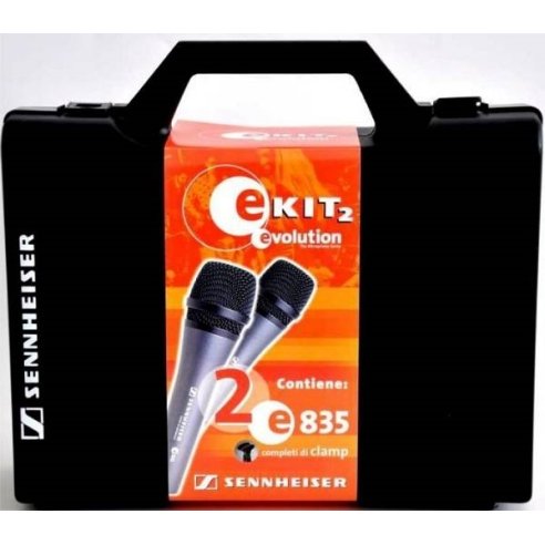 SENNHEISER E KIT 2 VALIGIA 2xE835