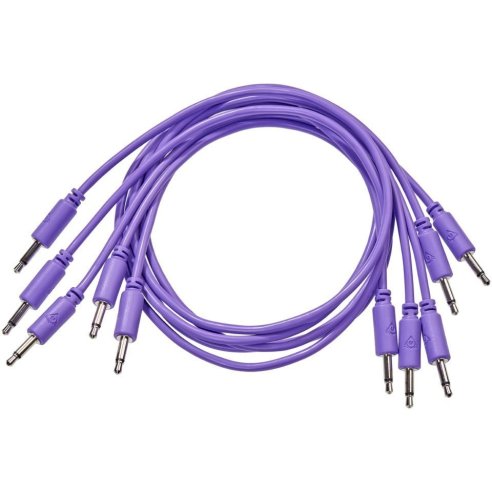 BLACK MARKET MODULAR PATCH CABLE 50 CM. 5-PACK VIOLET