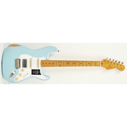 FENDER DE VINTERA 50S STRAT HSS ROADWORN MN SBL