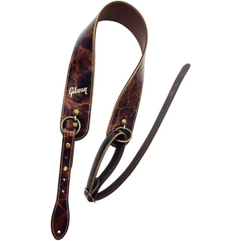GIBSON ASVS-BRN STRAP THE VINTAGE SADDLE BROWN