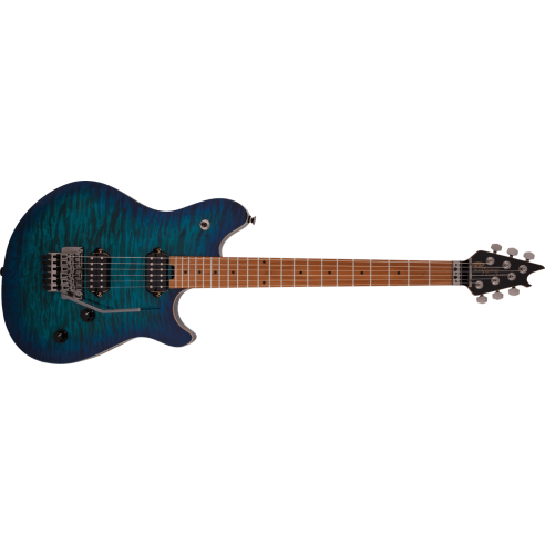EVH WOLFGANG WG STD QM BAKED MAPLE CHLORINE BURST
