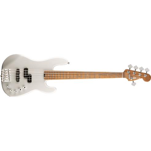 CHARVEL PM BASS SD PJ V PLATINUM PEARL