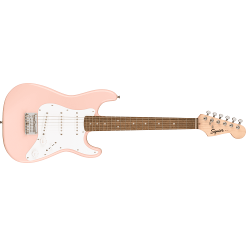 SQUIER MINI STRAT SHELL PINK