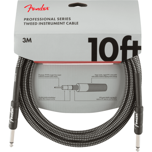 FENDER CABLE PRO 10' GREY TWEED