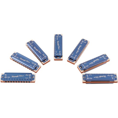FENDER MIDNIGHT BLUES 7 PACK W/ CASE