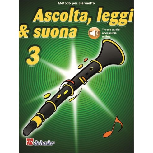 KASTELEIN ASCOLTA LEGGI SUONA - CLARINETTO V. 3 + AUDIO ONLINE