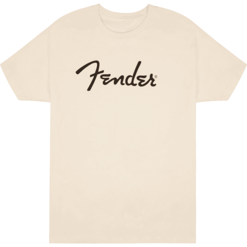 FENDER SPAGHETTI LOGO O.WHITE T-SHIRT SMALL