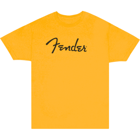 FENDER SPAGHETTI LOGO BUTTERSCOTCH T-SHIRT LARGE