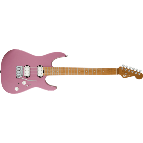 CHARVEL PRO MOD DK24 HH 2PT CM SATIN BURGUNDY MIST