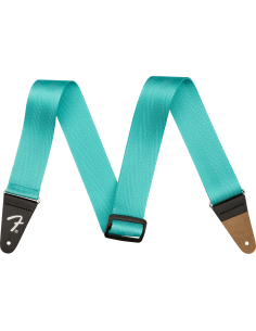 FENDER STRAP 2" AM PRO SEATBELT MIAMI BLUE