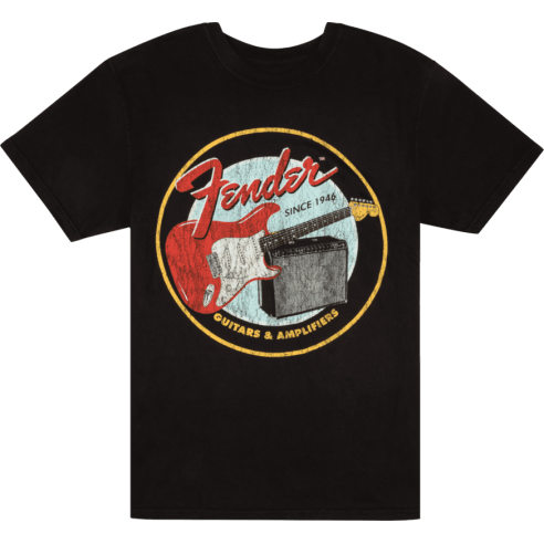 FENDER 1946 GUITAR AND AMP T-SHIRT XXL