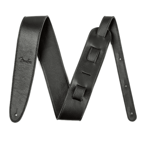 FENDER STRAP 2.5" ARTISAN LEATHER BLACK