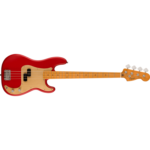 SQUIER 40TH ANNIVERSARY P BASS SATIN DAKOTA RED
