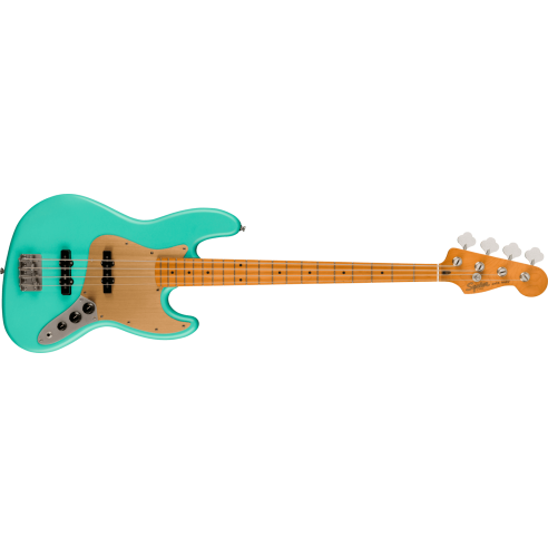 SQUIER 40TH ANNIVERSARY JAZZ BASS SATIN SEA FOAM GREEN