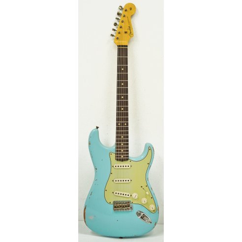 FENDER W20 LIMITED 1960 STRAT RELIC FADED AGED DAPHNE BLUE