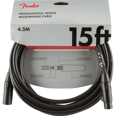 FENDER PRO 15" MICROPHONE CABLE 4.5 MT