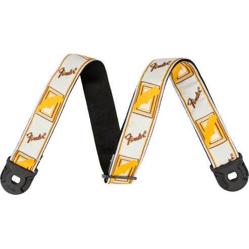 FENDER STRAP QUICKGRIP W/YL/BR MONO