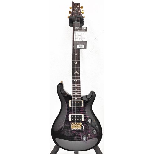 PRS CUSTOM 24 10 TOP PIEZO CC IRIS PURPLE SMOKING BURST