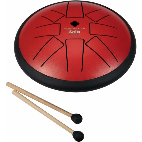 SELA MELODY TONGUE DRUM 6" F MIN RED