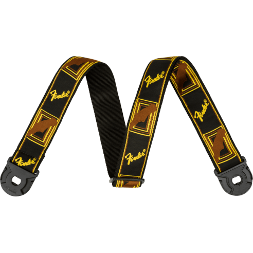 FENDER STRAP QUICKGRIP BL/YL/BR MONO
