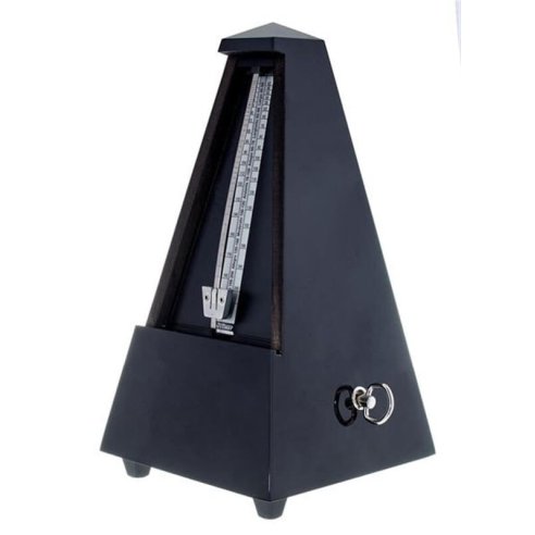 WITTNER MAELZEL METRONOMO LEGNO NERO LUCIDO