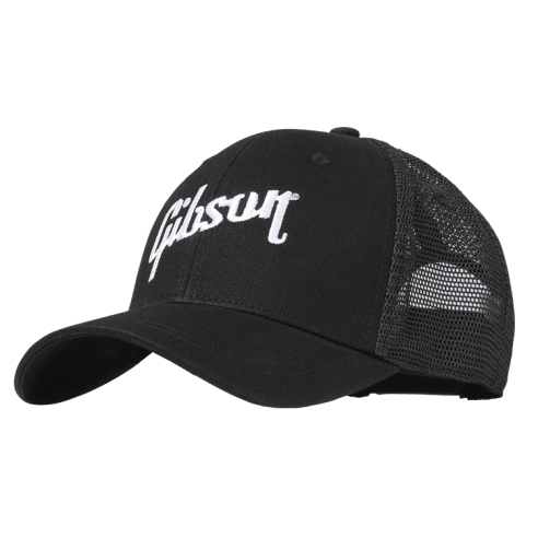 GIBSON BLACK TRUCKER SNAPBACK