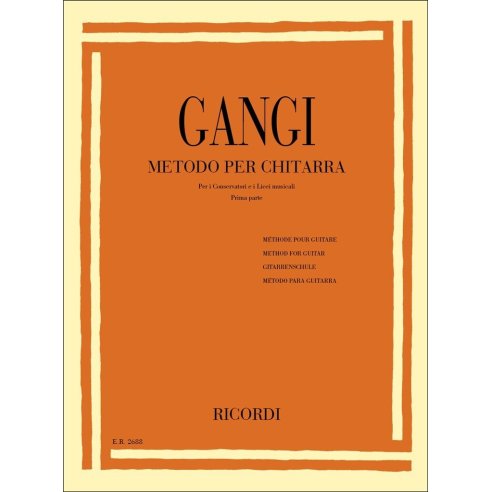 GANGI METODO PER CHITARRA - PRIMA PARTE